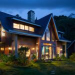 brown and black wooden house